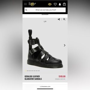 Dr.Martens Geraldo sandals- USED (no longer available on site)